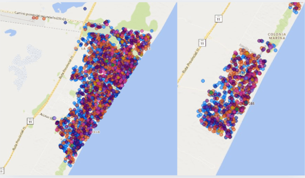 Mapa de puntos – conectividad/IoT
